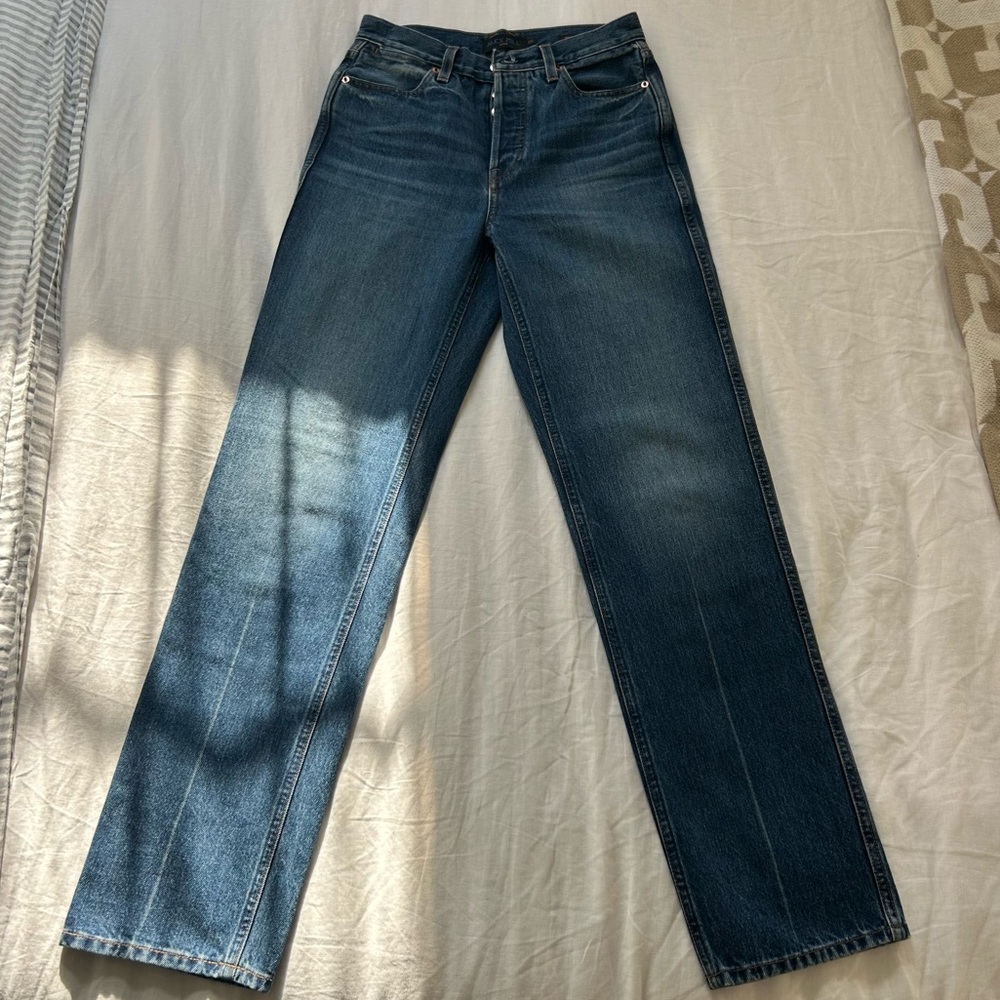 Carla High Rise Straight Jean - Picture 5 of 7